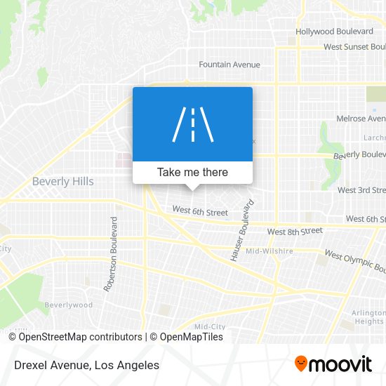 Mapa de Drexel Avenue