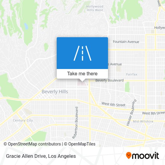 Gracie Allen Drive map