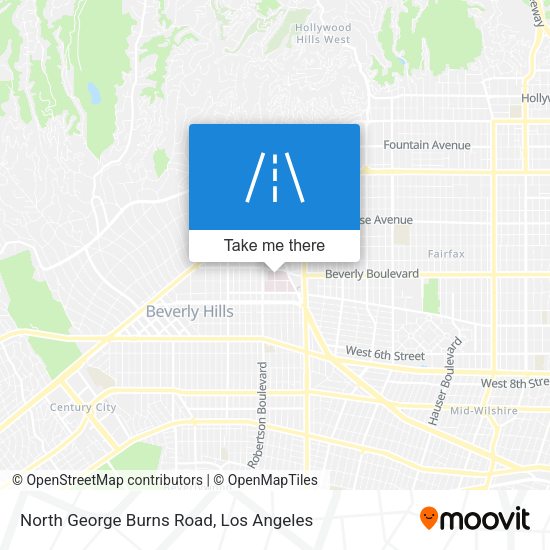 Mapa de North George Burns Road