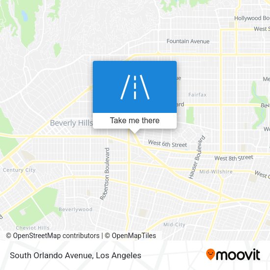 South Orlando Avenue map