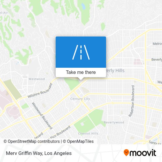 Mapa de Merv Griffin Way