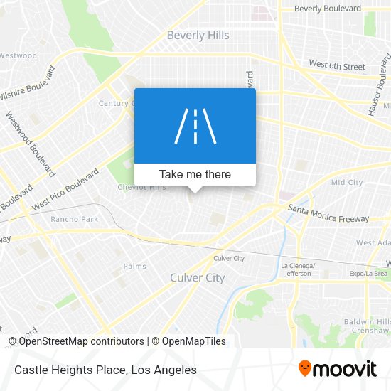 Castle Heights Place map