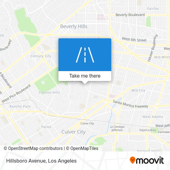 Mapa de Hillsboro Avenue