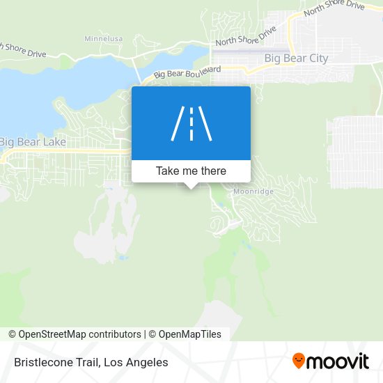 Mapa de Bristlecone Trail