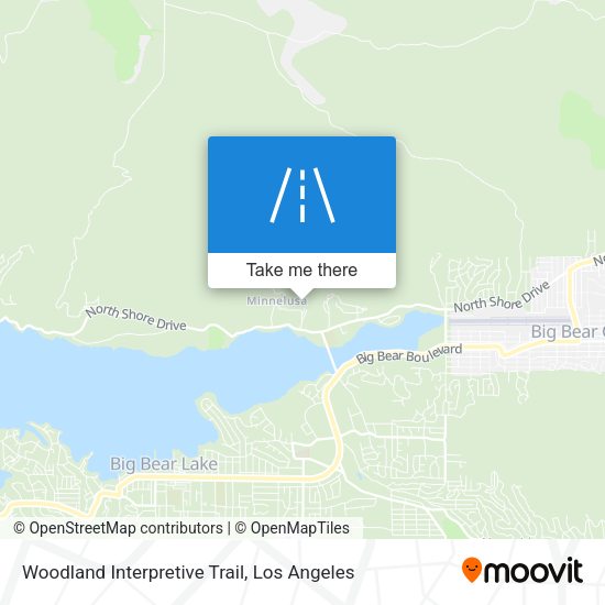 Mapa de Woodland Interpretive Trail