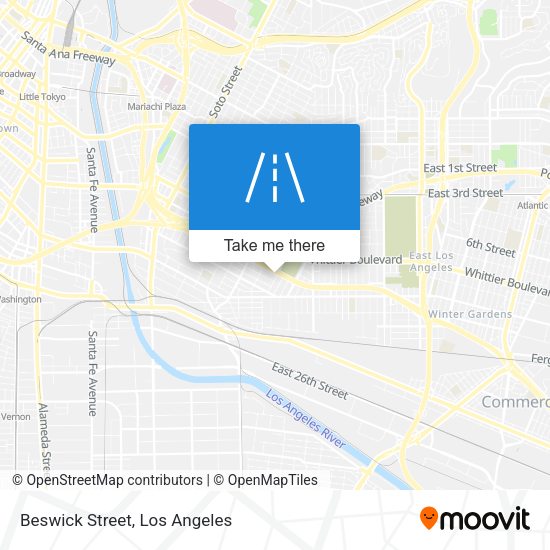 Mapa de Beswick Street