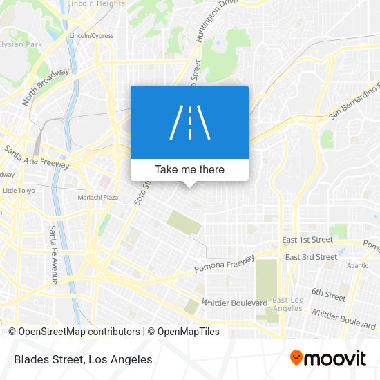 Mapa de Blades Street