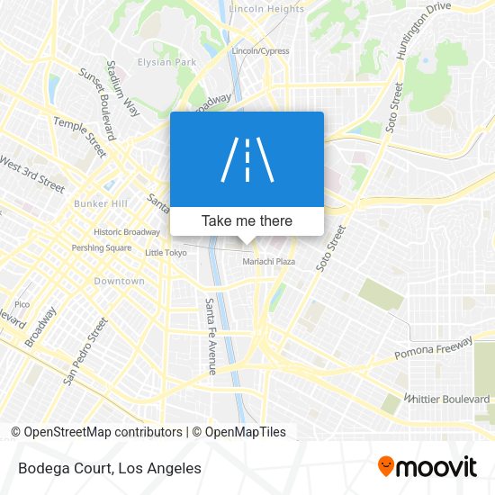 Mapa de Bodega Court
