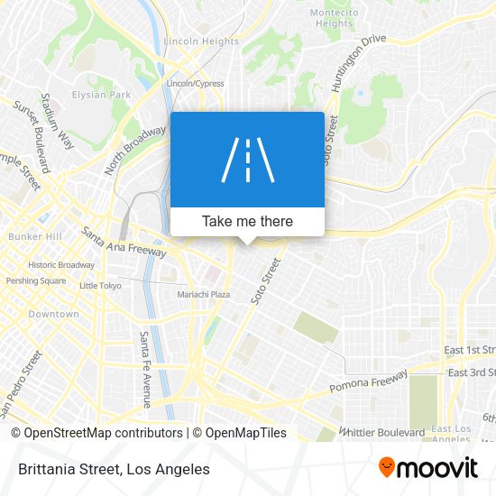 Mapa de Brittania Street