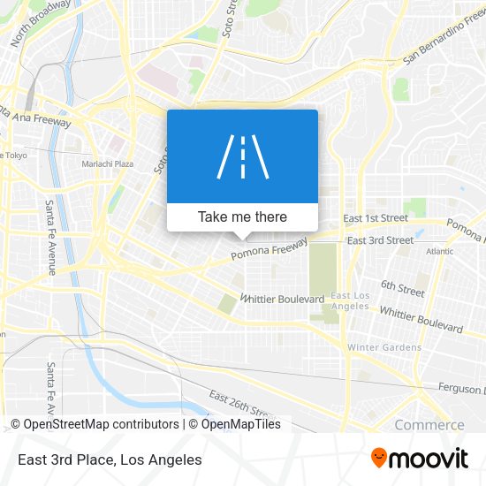 Mapa de East 3rd Place