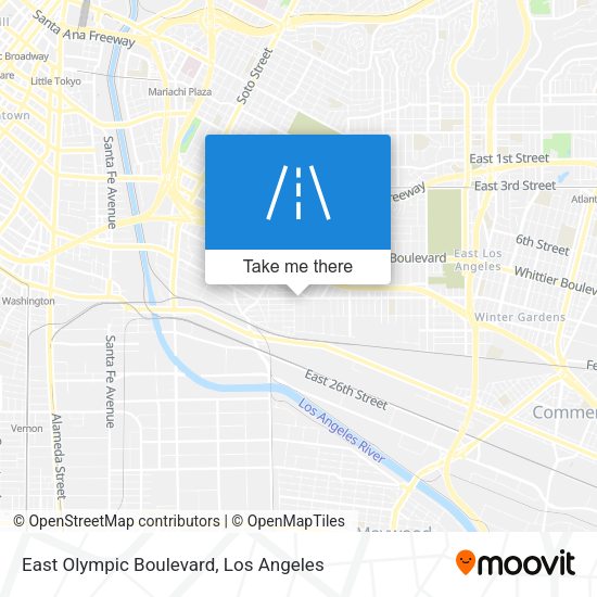 Mapa de East Olympic Boulevard