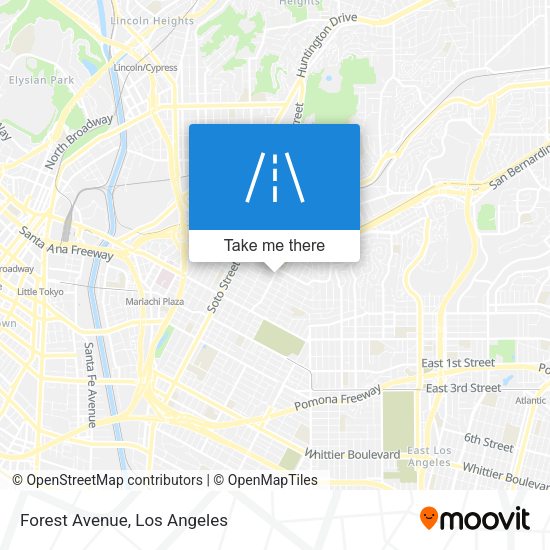 Mapa de Forest Avenue