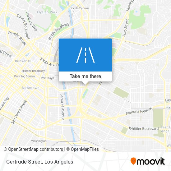 Mapa de Gertrude Street