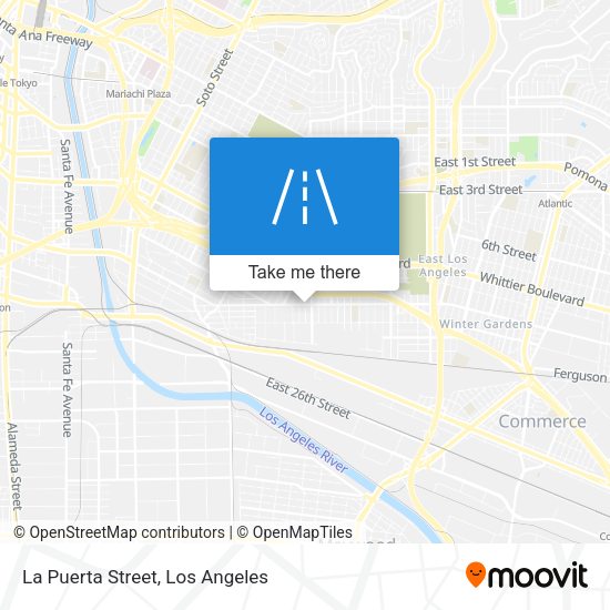 La Puerta Street map