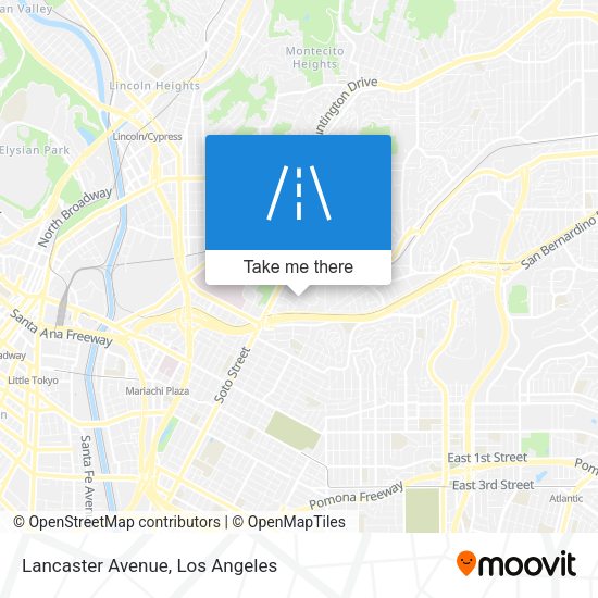 Lancaster Avenue map