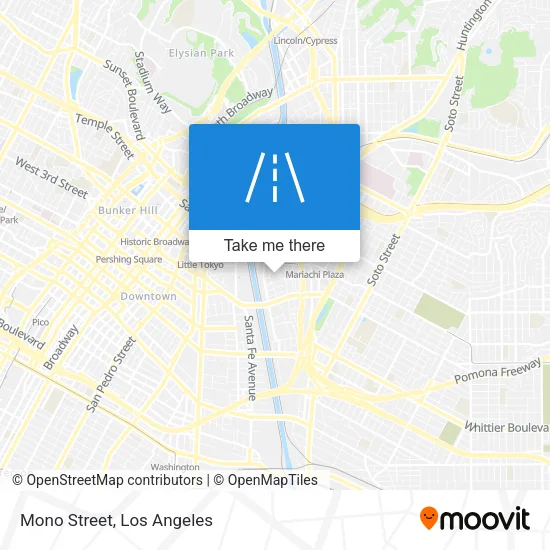 Mono Street map