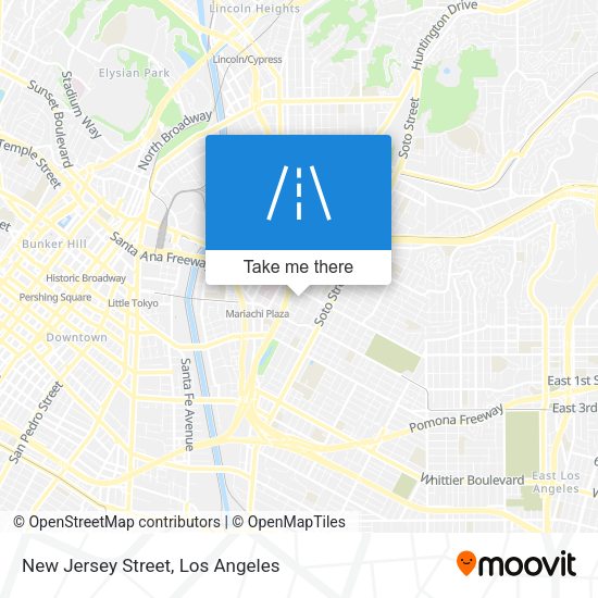 Mapa de New Jersey Street