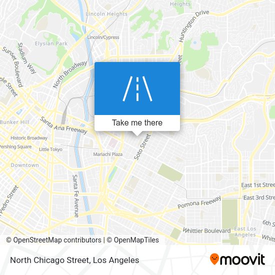 North Chicago Street map