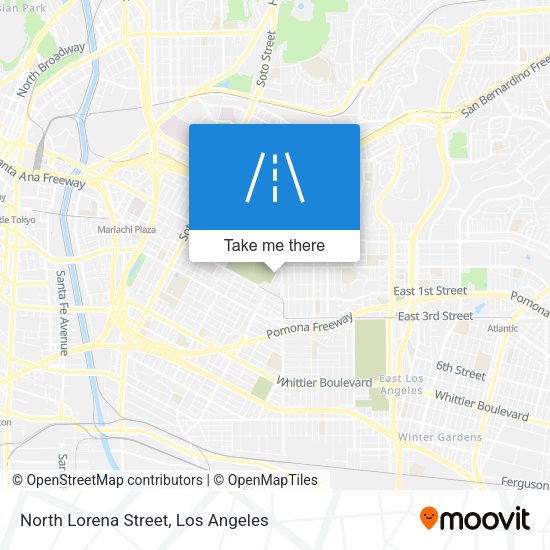 Mapa de North Lorena Street