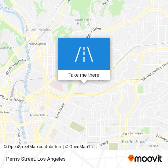 Perris Street map