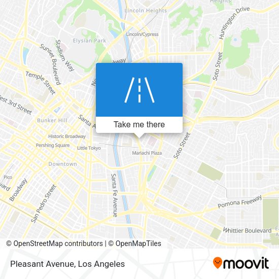 Pleasant Avenue map