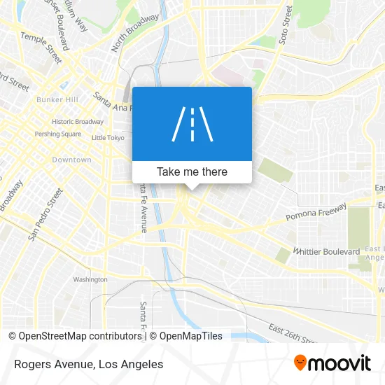 Rogers Avenue map
