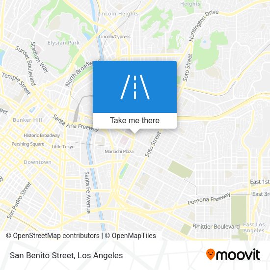 Mapa de San Benito Street