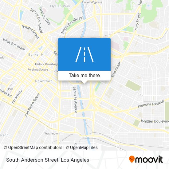South Anderson Street map