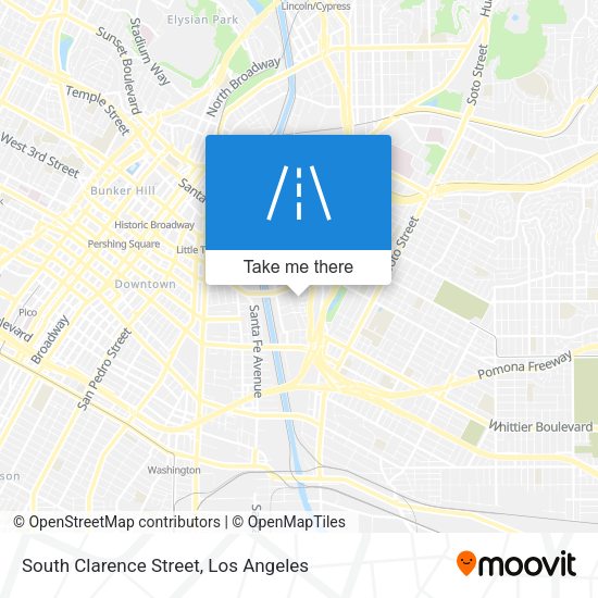 Mapa de South Clarence Street