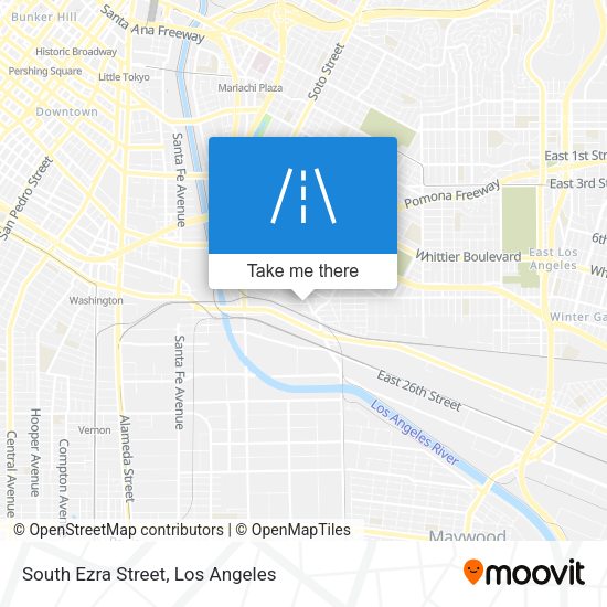 South Ezra Street map