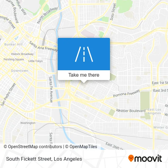 South Fickett Street map
