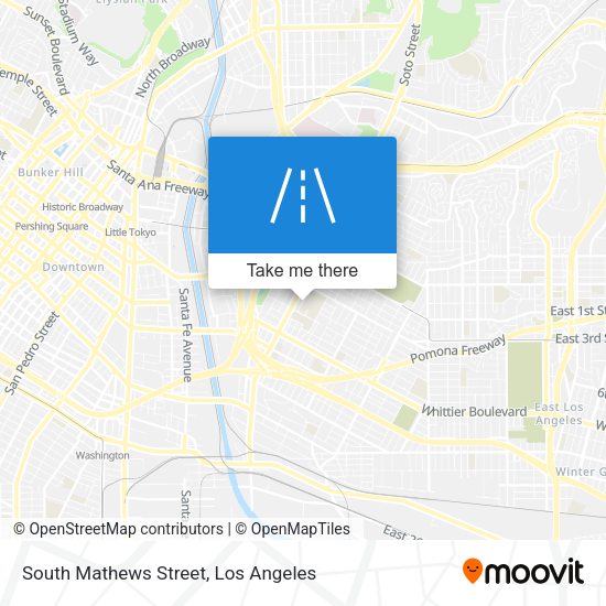 Mapa de South Mathews Street