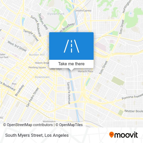 Mapa de South Myers Street