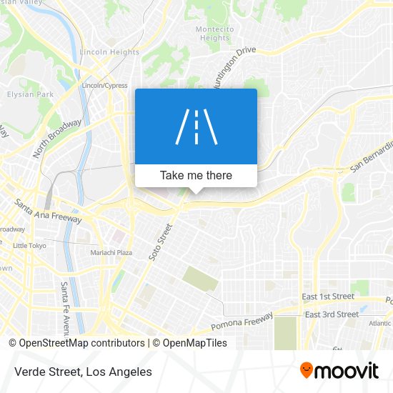 Mapa de Verde Street