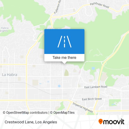 Mapa de Crestwood Lane