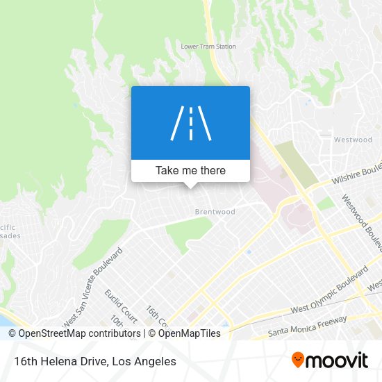 16th Helena Drive map