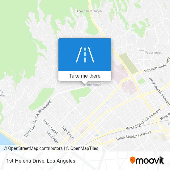 Mapa de 1st Helena Drive