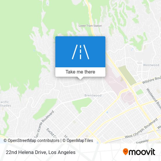 22nd Helena Drive map