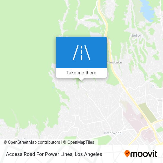 Access Road For Power Lines map