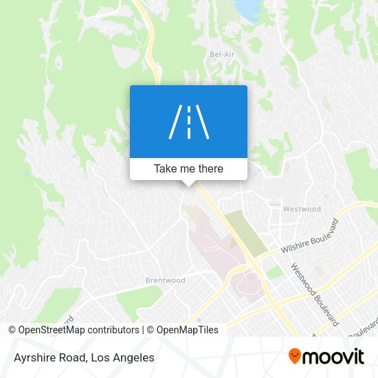 Mapa de Ayrshire Road