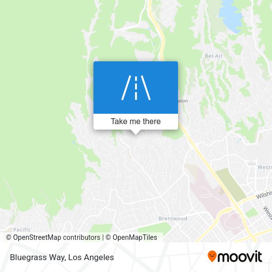 Mapa de Bluegrass Way