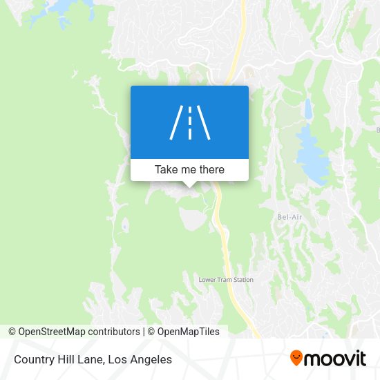Country Hill Lane map