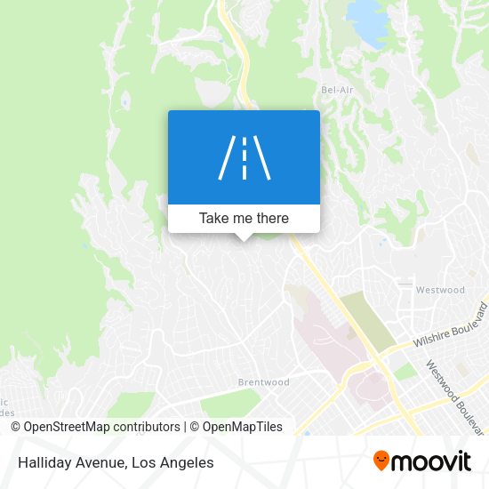Mapa de Halliday Avenue