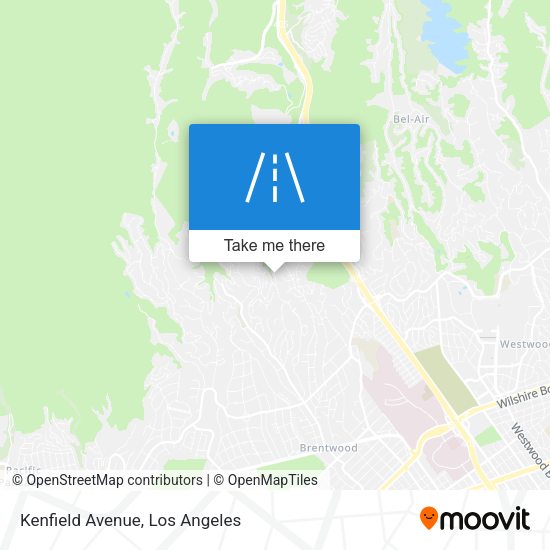 Kenfield Avenue map