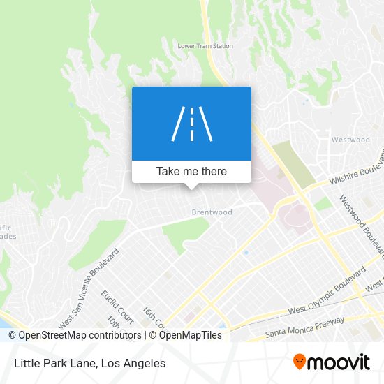 Little Park Lane map