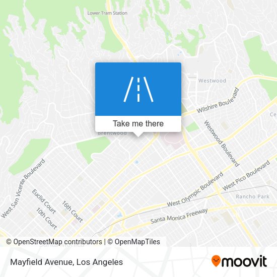 Mayfield Avenue map