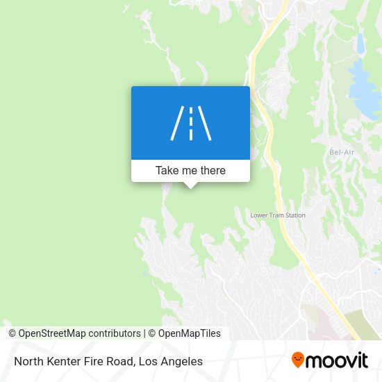 North Kenter Fire Road map