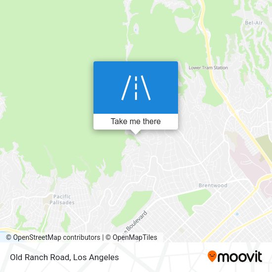 Old Ranch Road map