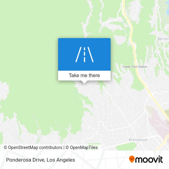 Mapa de Ponderosa Drive