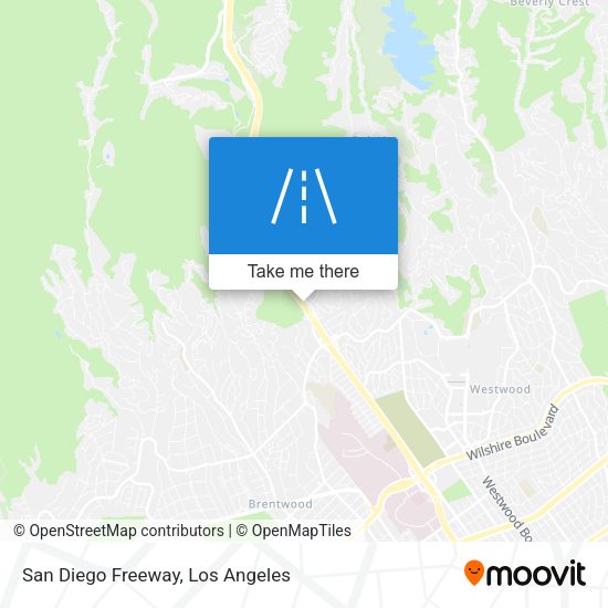 San Diego Freeway map